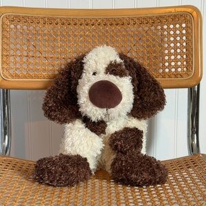Retired Rare Jellycat Bunglie Malcolm Mutt 14” - Cream and Brown